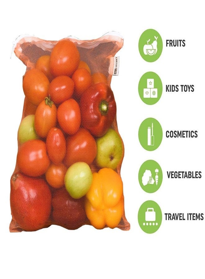 FRESHWIND Fresh-Wind Reusable Mesh Fridge Bags for Multipurpose Storage of Fruits & Vegetables (Pack of 6) - Image 5